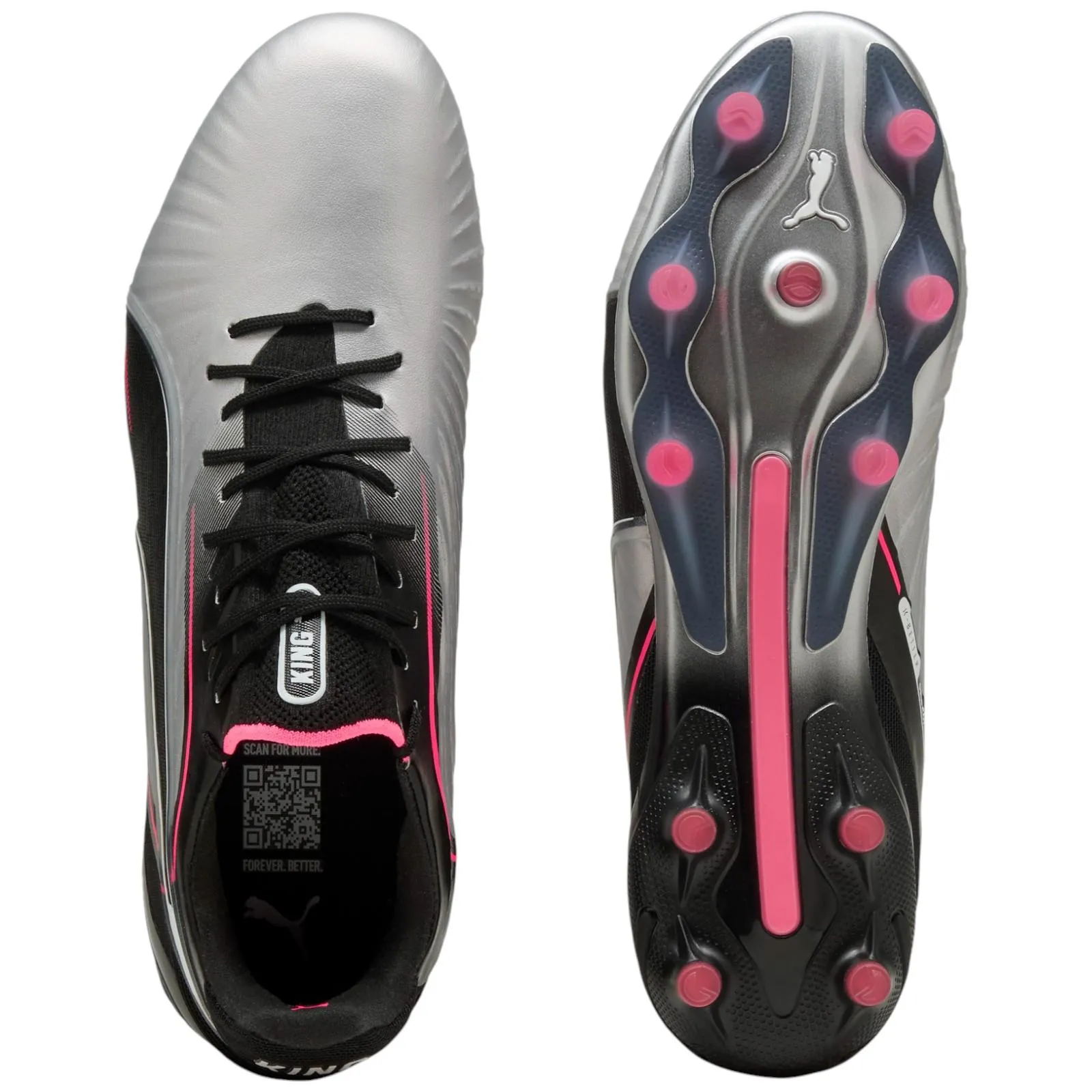 Foot Ready Kicking Action Puma King Ultimate Mens Firm/Artificial Ground Football Boots