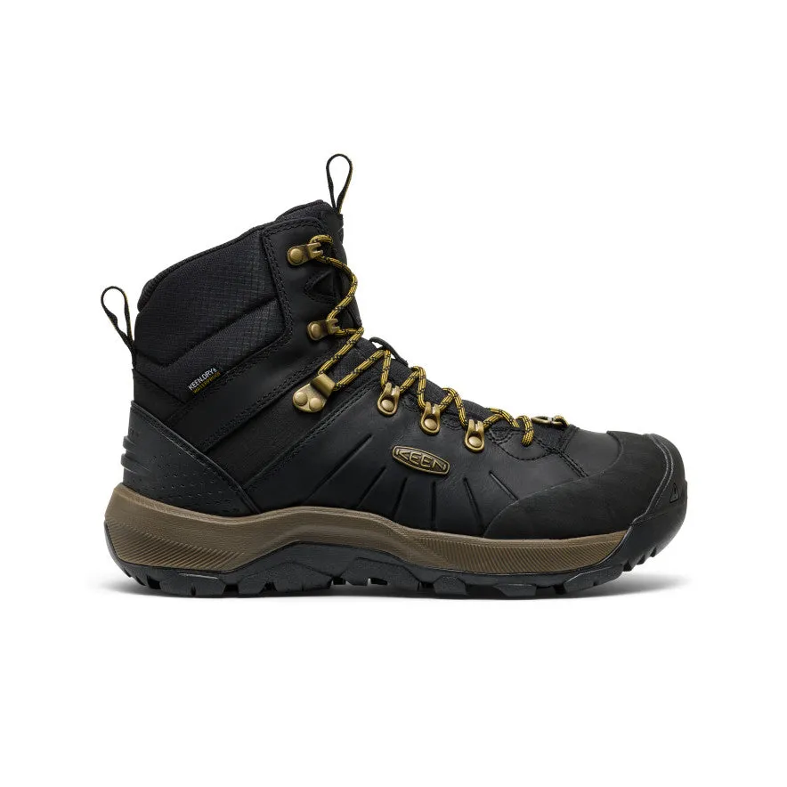 Men's Revel IV Polar Waterproof Boot  |  Black/Lemon Curry Walking Path Mountain Walk