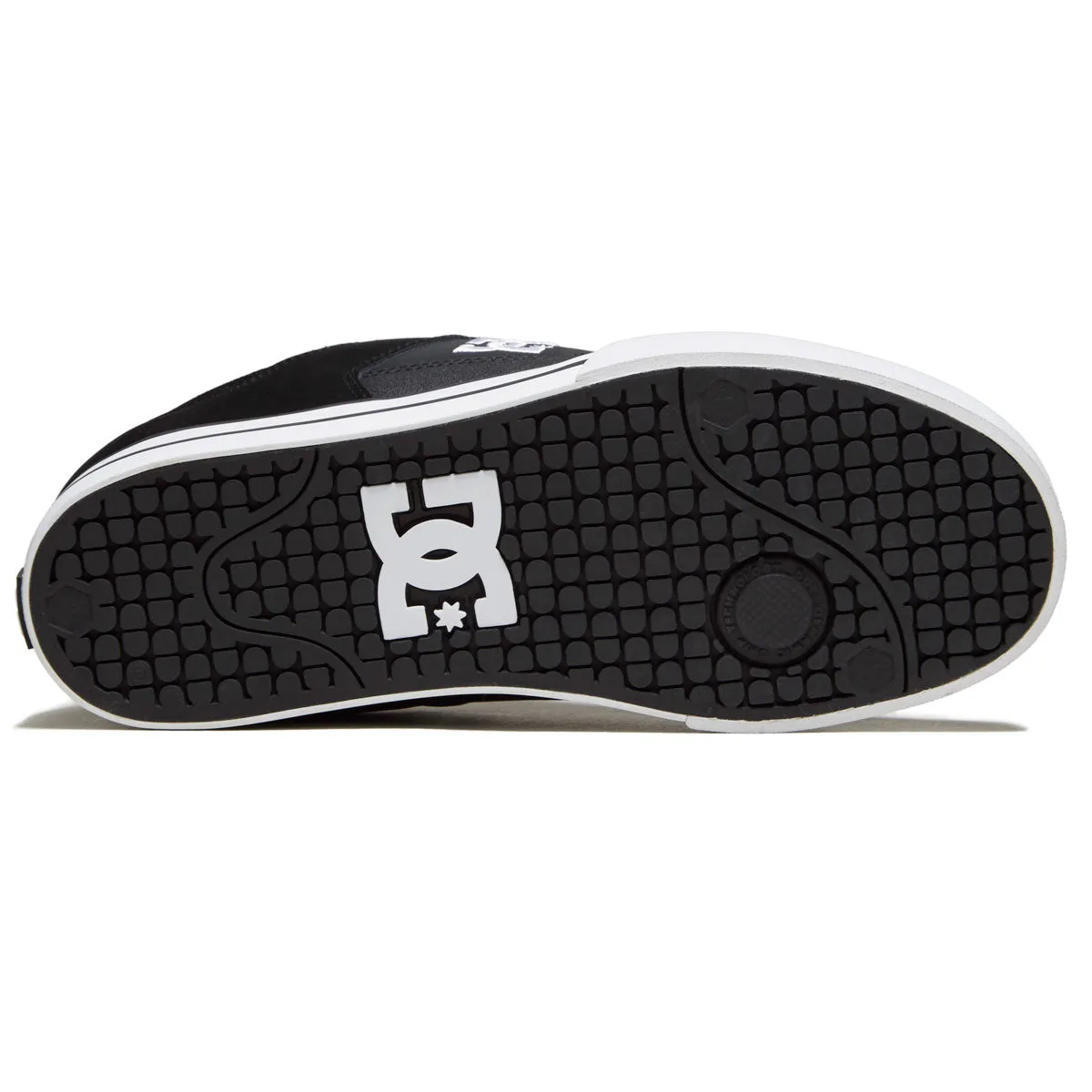 DC Pure Shoes - Black/Black/White Shock protection