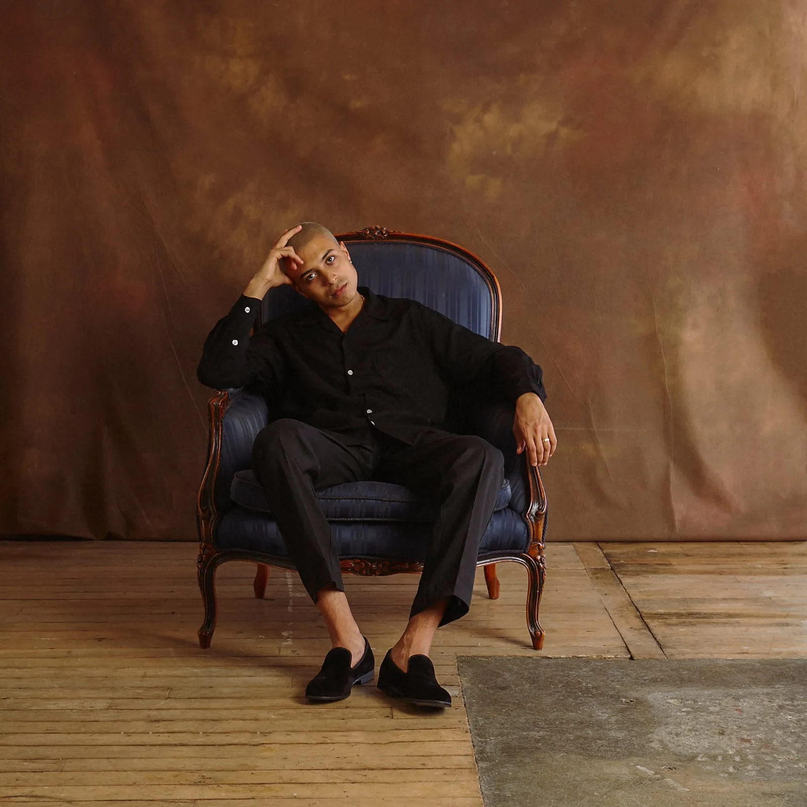 Duke Bowler Black Loafer - Men's Trend Hot Shock Guard