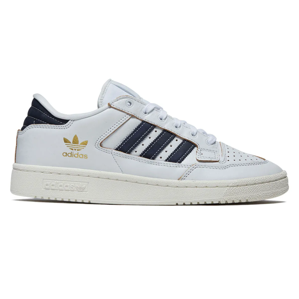 Sleek Comfort Adidas Centennial 85 Low ADV Shoes - Crystal White/Navy/Off White