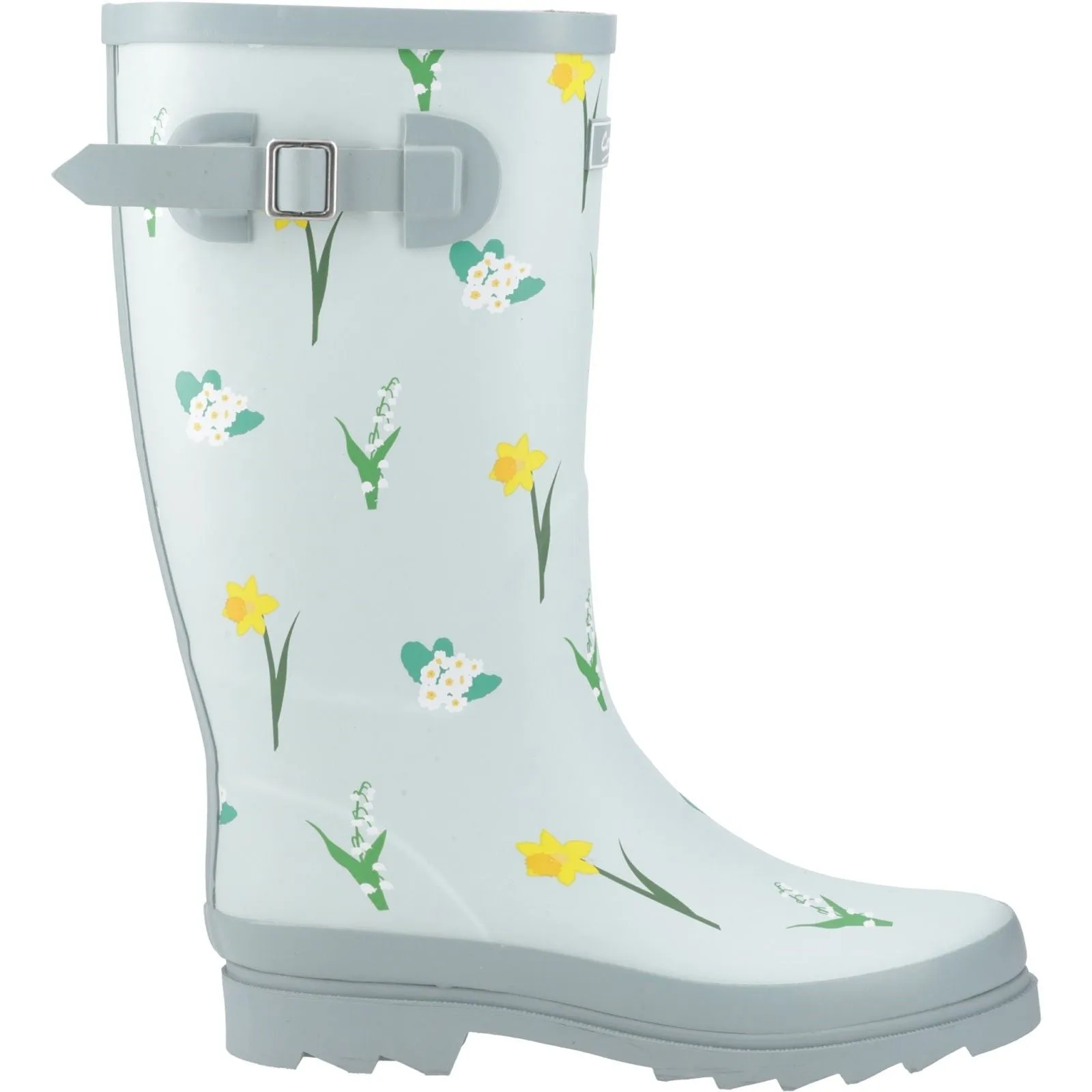 Cotswold Womens Wildflower Tall Wellingtons Mint Cold Day Protection Heavy Rain