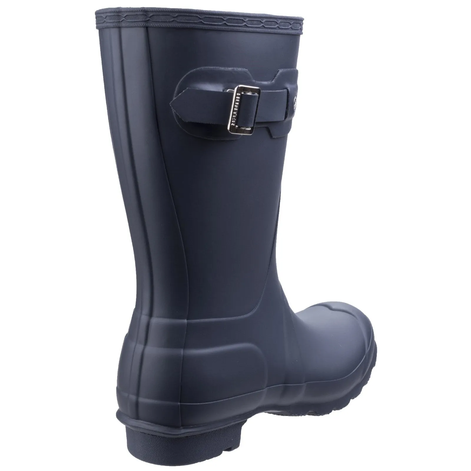 Chilly Weather Protection Stylish Outdoor Hunter Womens Original Short Wellington Boots Navy