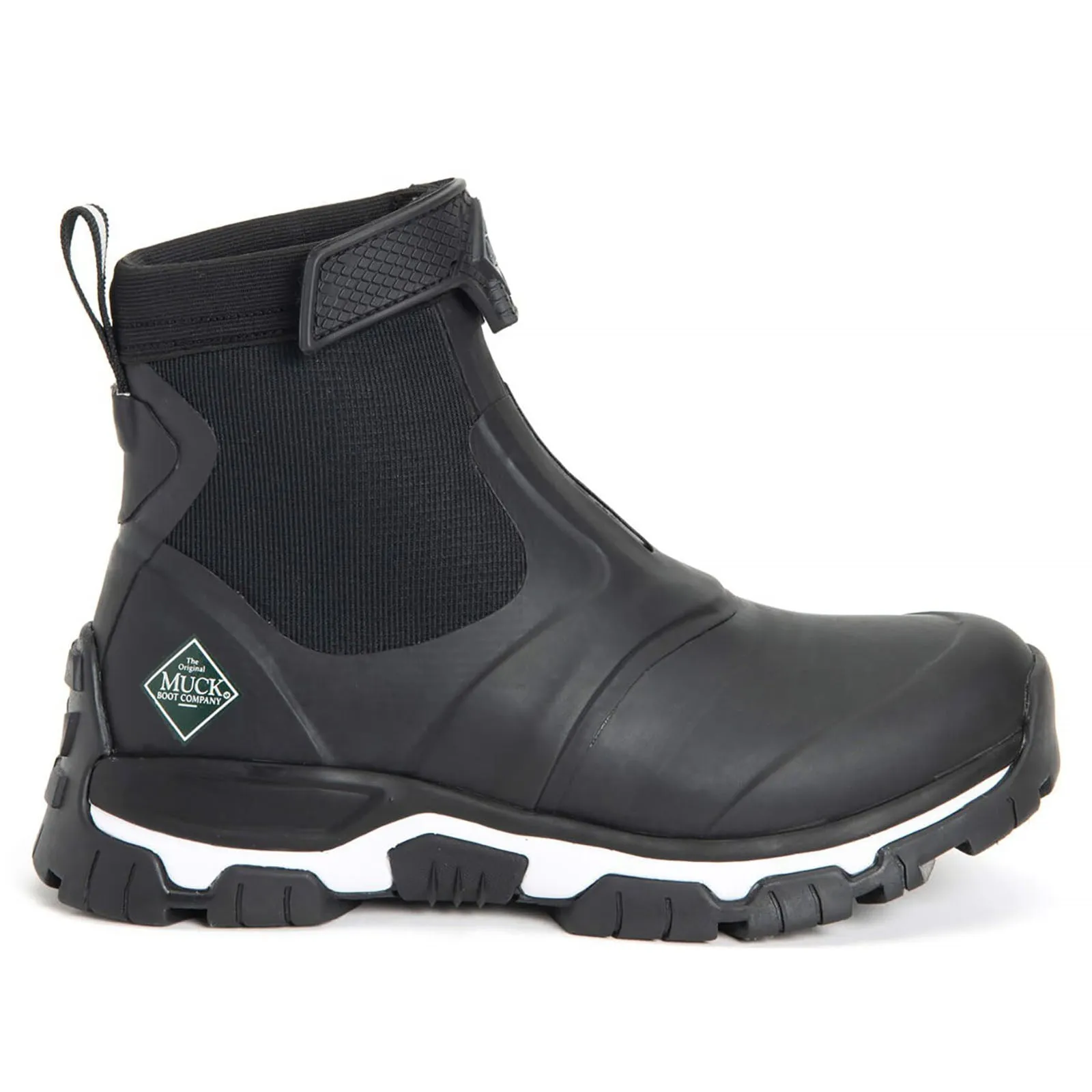 Muck Boots Womens Apex Mid Zip Wellington Black All Weather Protection Weatherproof Step