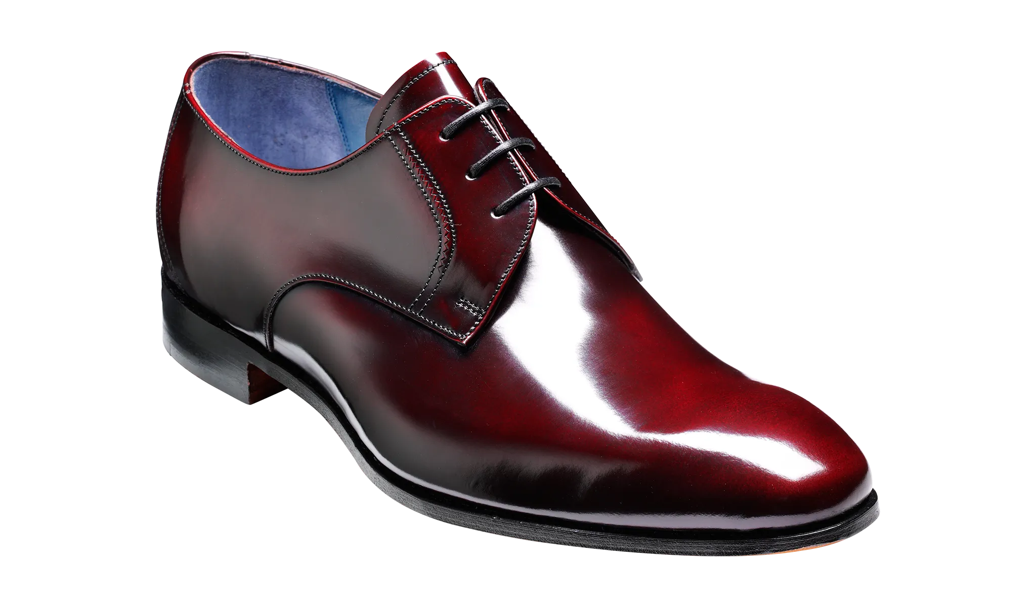 Rutherford - Burgundy Hi-Shine Dress Shoes Effortless Professional Look