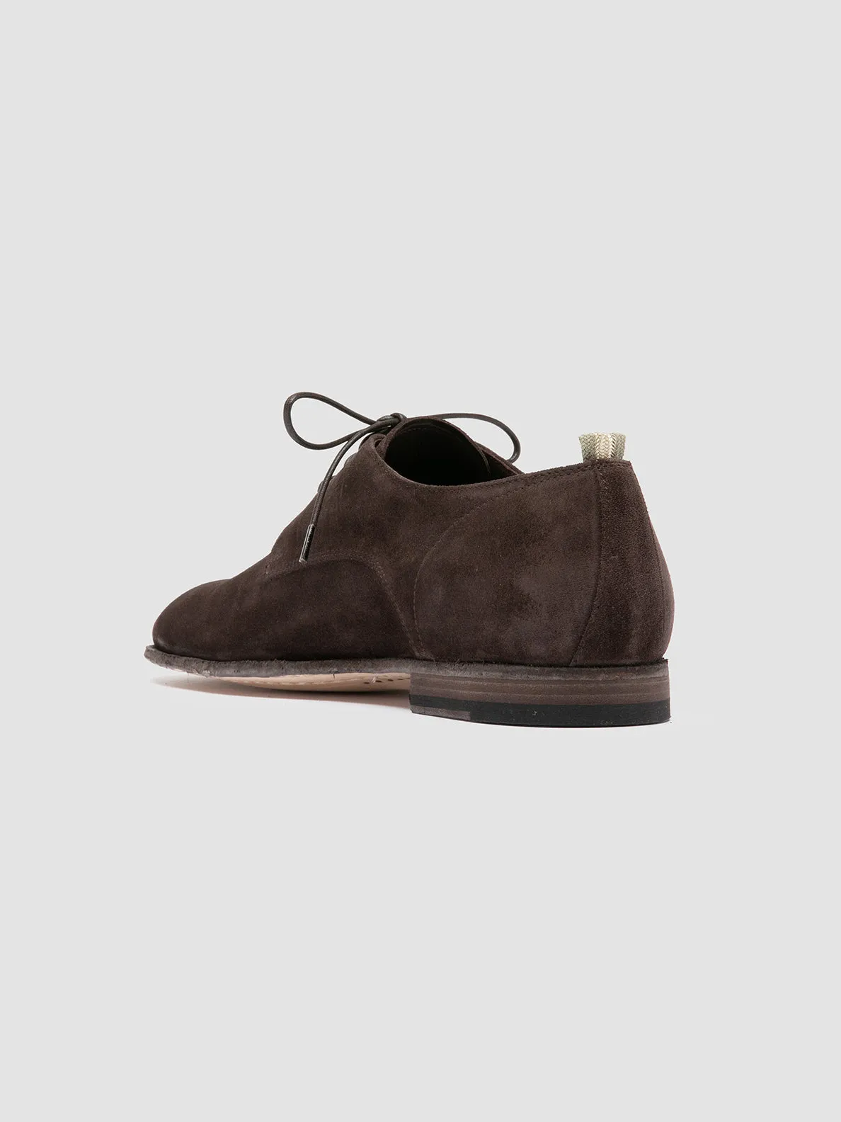 Lightweight Build Quiet Move SOLITUDE 002 - Brown Suede Derby Shoes