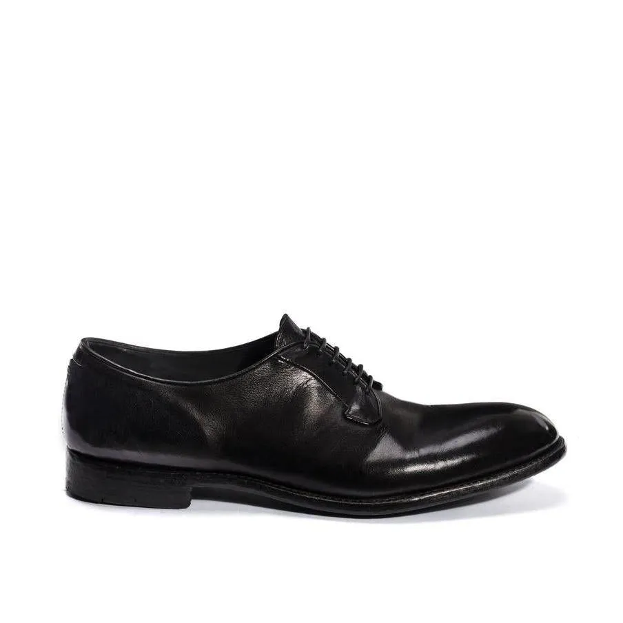 ELIAS 617<br>Black derby shoes Timeless Design Weekend Walk