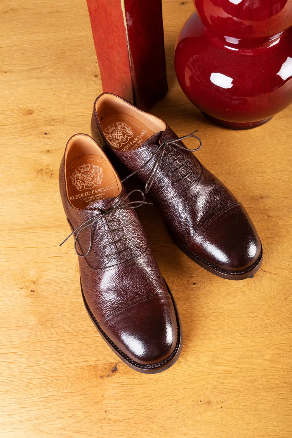 Professional Comfort ETHAN 83017<br> Textured calf oxford shoes