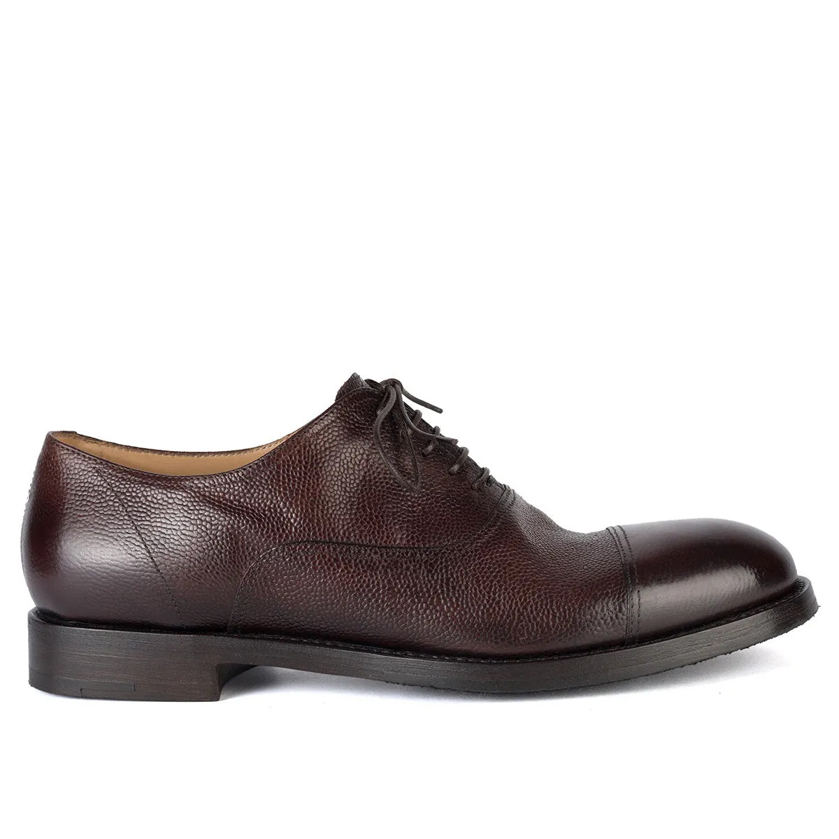ETHAN 83017<br> Textured calf oxford shoes Street Style Shoes