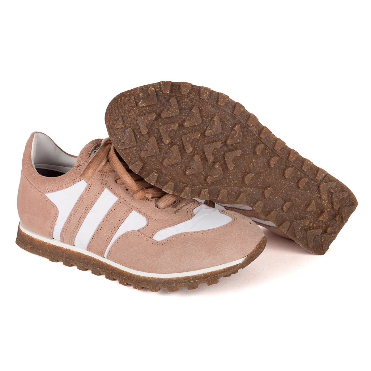 Slip Fit Motion SPORT 6501 <br>White & blush sneakers