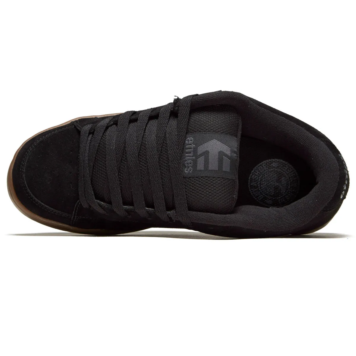 Flexible Fit Rugged Wear Etnies Kingpin Shoes - Black/Dark Grey/Gum