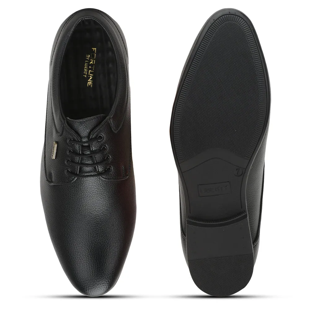 Fortune (Black) Formal Lace Up Derby Shoes For Men HOL-110 By Liberty Versatile Style Elegant Outfit