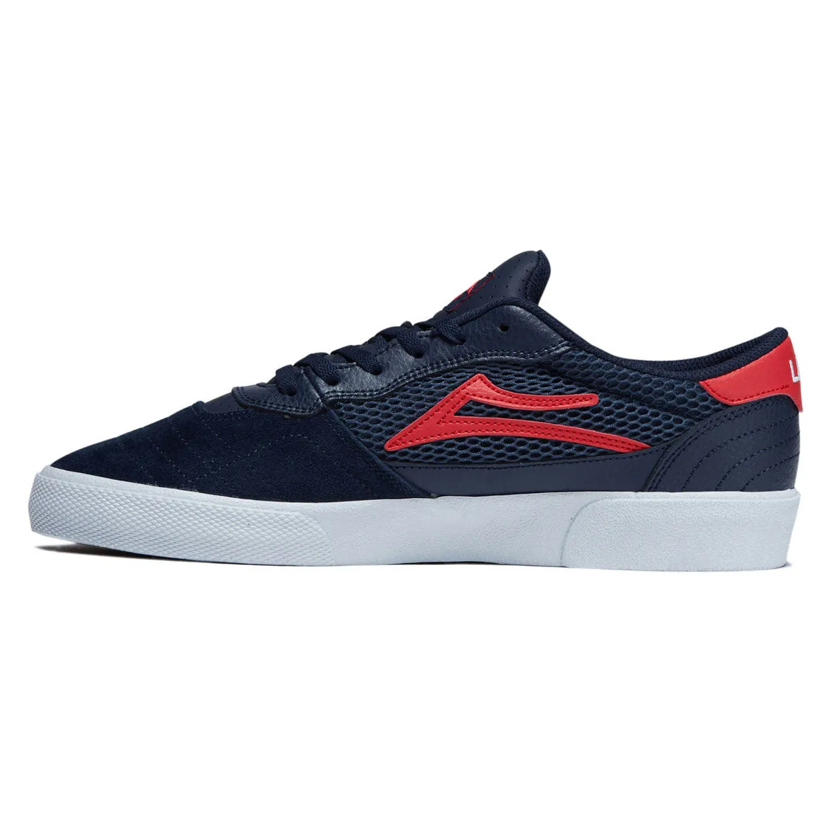 Creative Style Casual Fit Lakai Cambridge Shoes - Navy/Red Suede