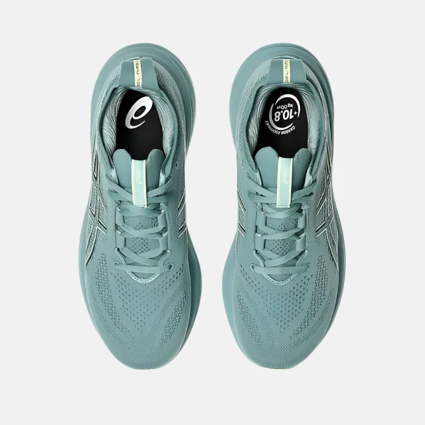 Asics Gel-Nimbus 26 Men's Running Shoes -Celadon/Light Celadon Performance shoes Mesh - Upper