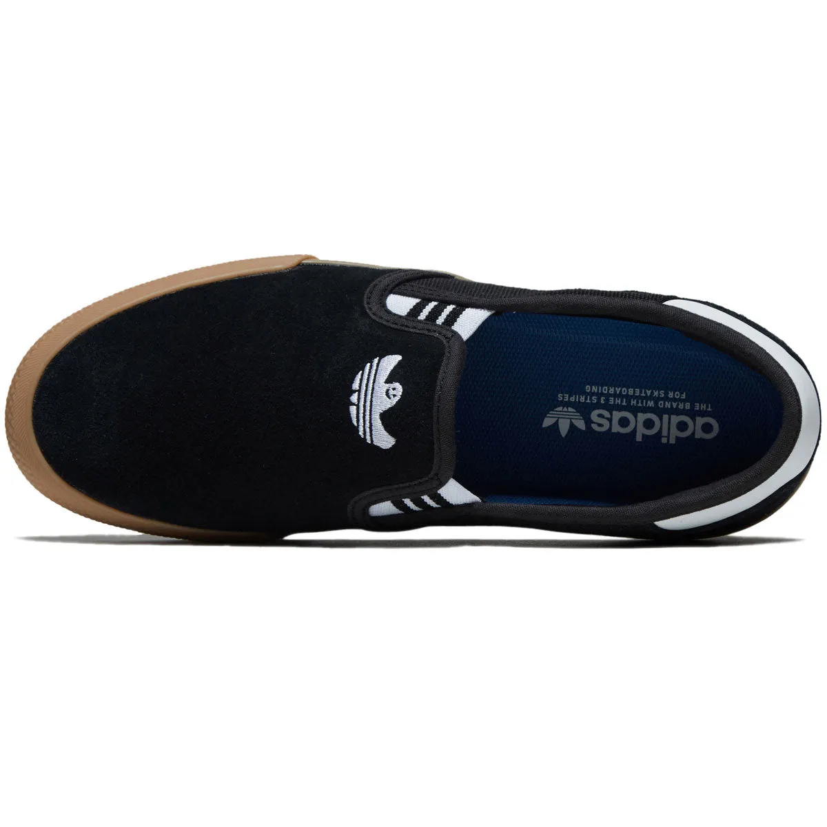 Adidas Shmoofoil Slip Shoes - Core Black/Ftwr White/Gum Four High Grip Flex Fit