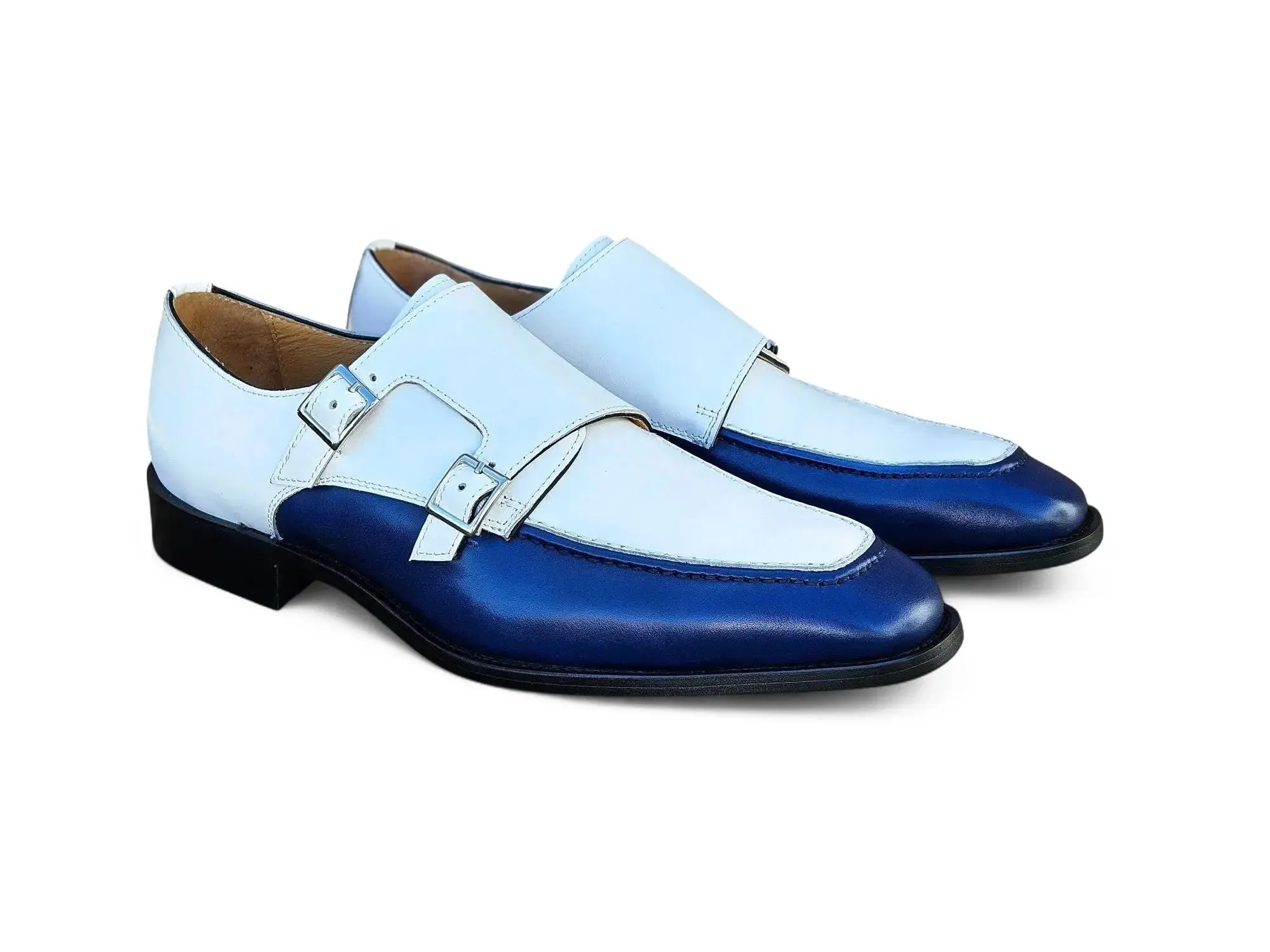 Wind Safe Double Monk Strap Two Tone