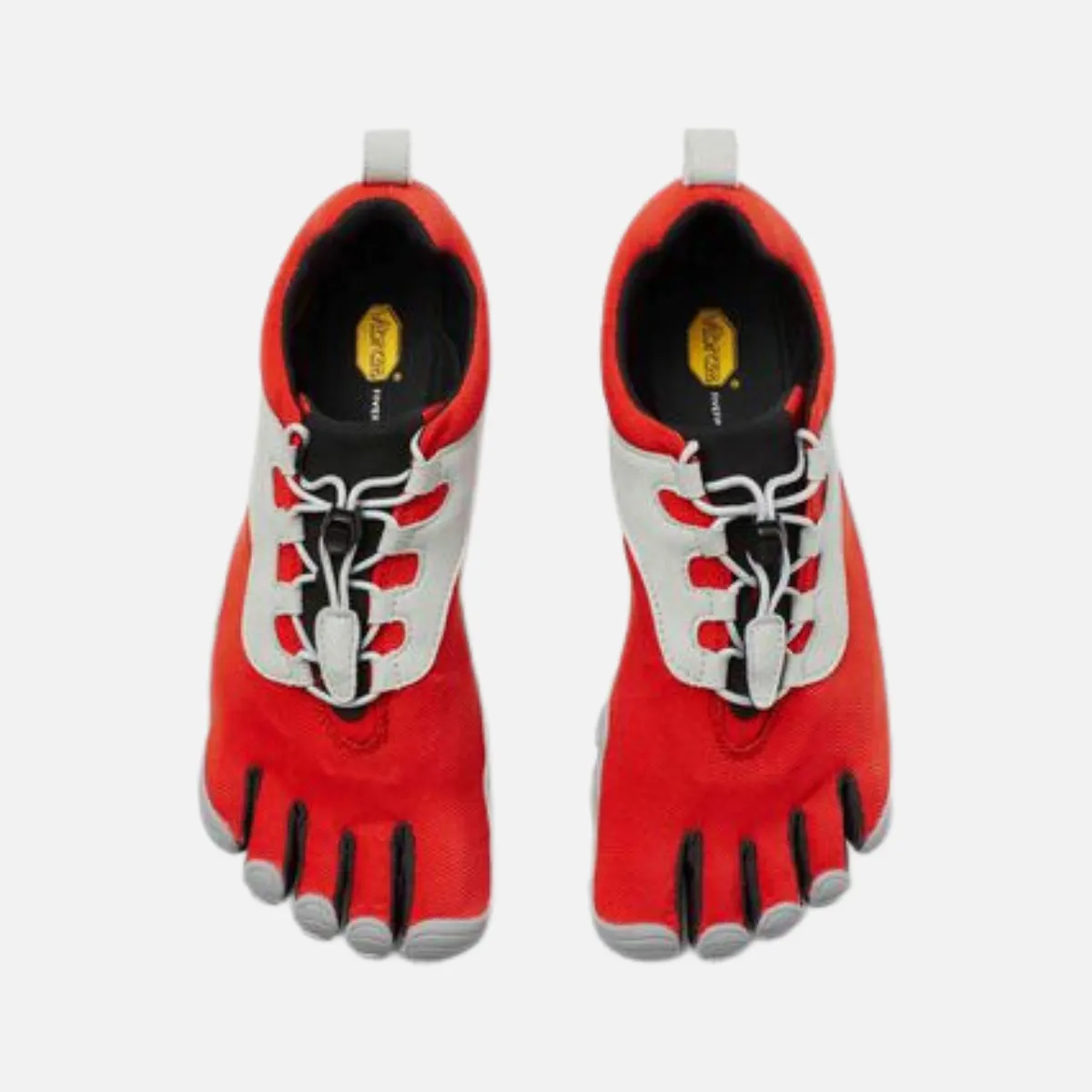 embroidered running gear Agile Support Vibram V-Run Retro Men's Barefoot Running Footwear -Red/Black/Grey