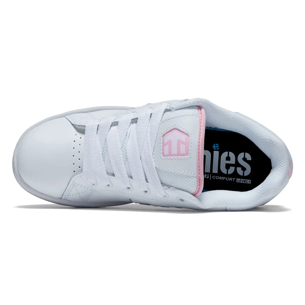 Speed Ride Fit Pace Support Etnies Womens Callicut Shoes - White/Pink