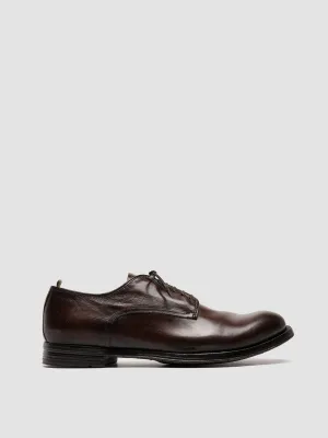 ANATOMIA 012 - Brown Leather Derby Shoes Soft Cushioned Footbed Comfort Tread