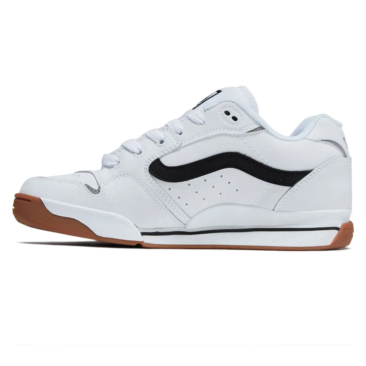 Comfortable Fitment Vans Rowley XLT Shoes - White/Black