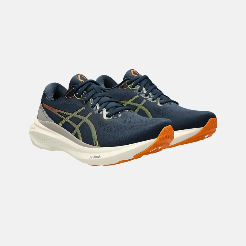 Asics GEL-KAYANO 30 Men's Running Shoes -French Blue/Neon Lime glossy running shoes