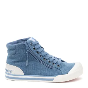 Velcro   closure Classic Style Jazzin Denim High Top Sneaker