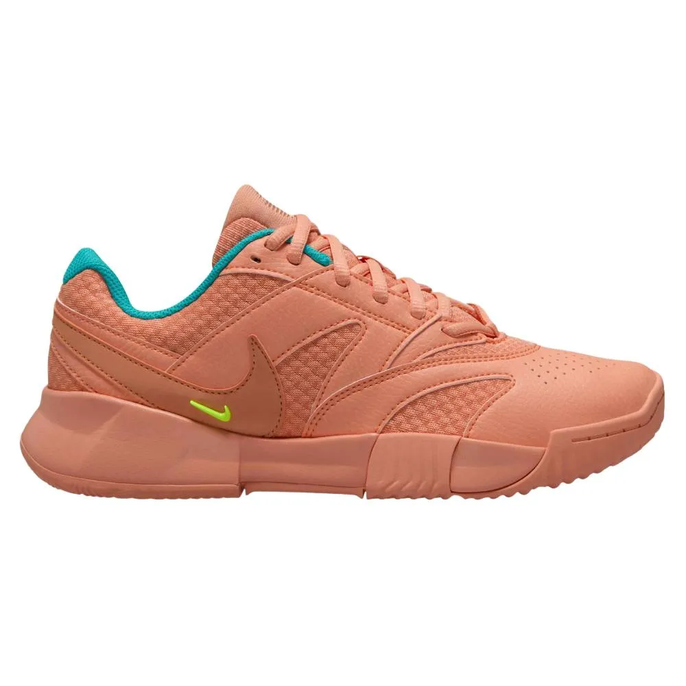 Travel Style Nike Court Lite 4 Women's Tennis Shoe (Apricot Agate/Volt)