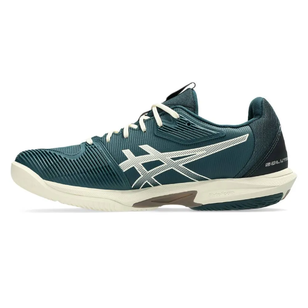 Asics Solution Speed FF 3 Men's Tennis Shoe (Saxon Green/Birch) Shock Absorbing