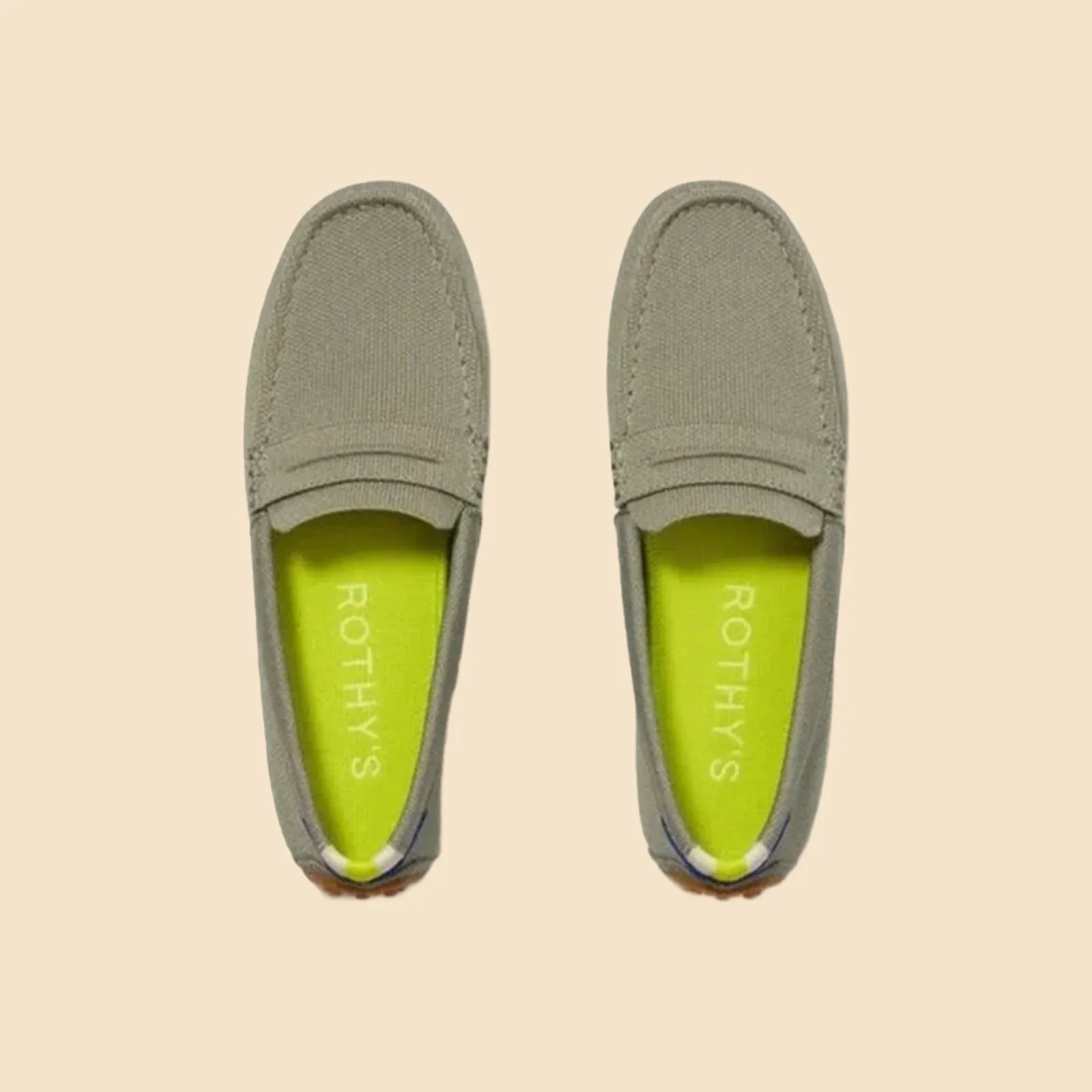 Trendy Design Penny Keeper Rothy - The Driver Loafers - Olive