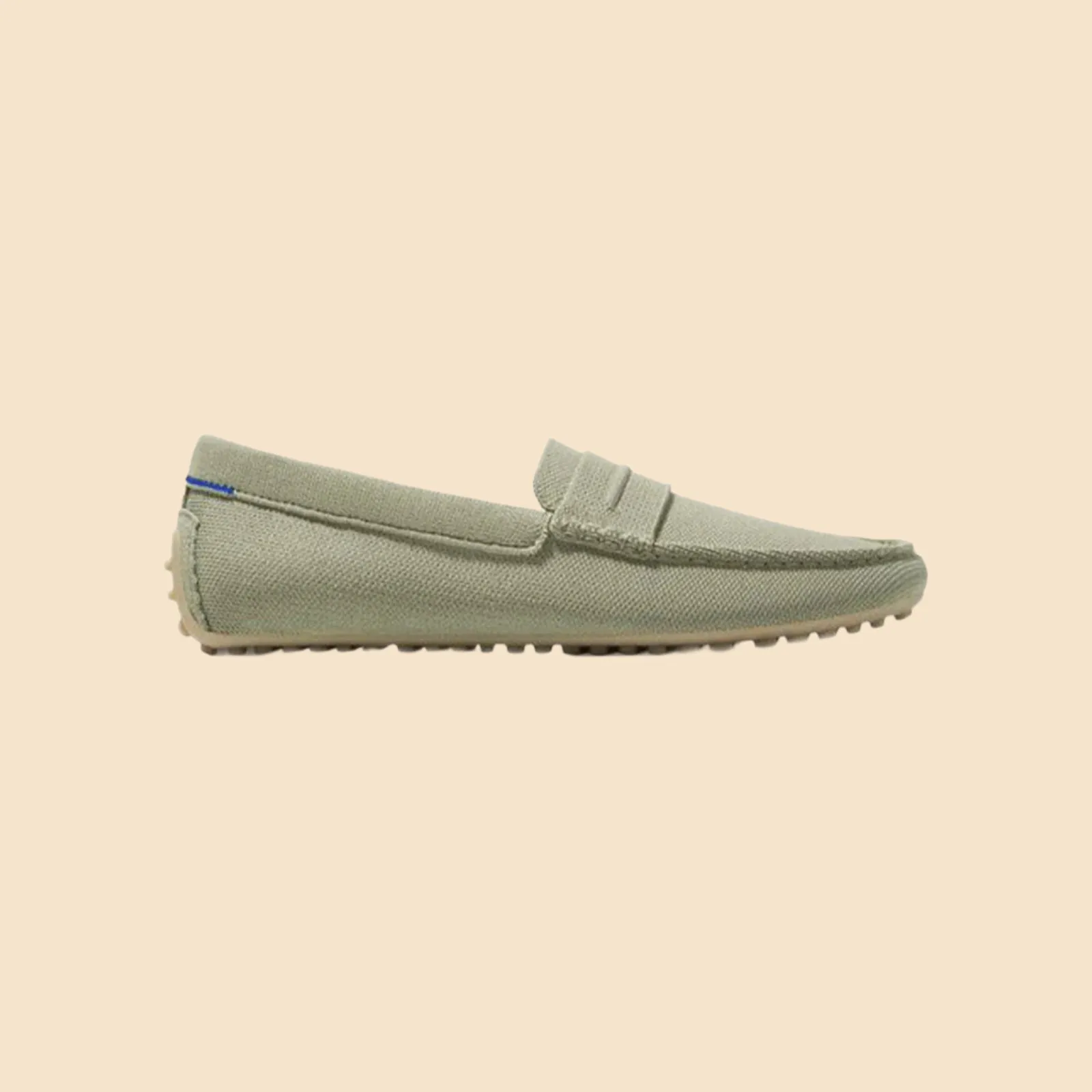Rothy - The Driver Loafers - Olive Comfortable Leather Footwear