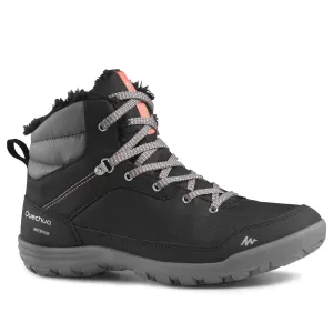 Shock Resistant Fit Quechua Women's SH100 MID Warm and Waterproof Hiking Boots