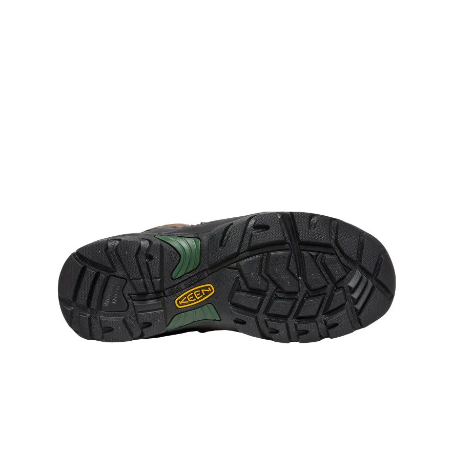Men's Pittsburgh Energy 6" Waterproof Boot (Soft Toe)  |  Cascade Brown/Greener Pastures Deep Tread Versatile Support