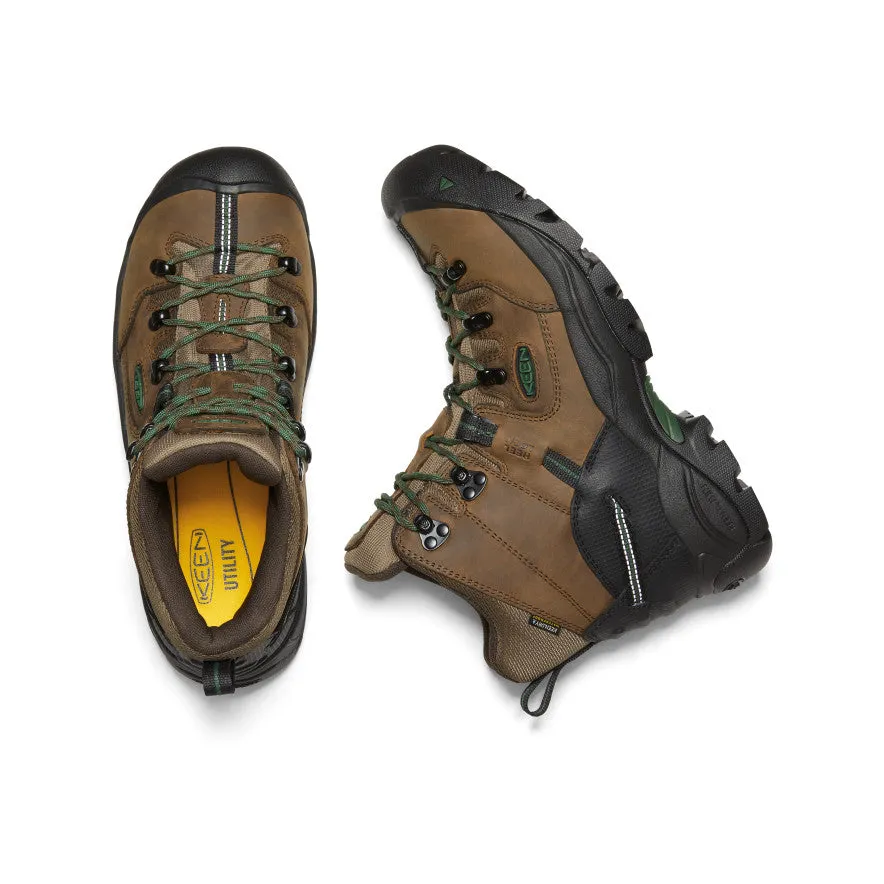 Heavy Duty Walking Boots Men's Pittsburgh Energy 6" Waterproof Boot (Soft Toe)  |  Cascade Brown/Greener Pastures
