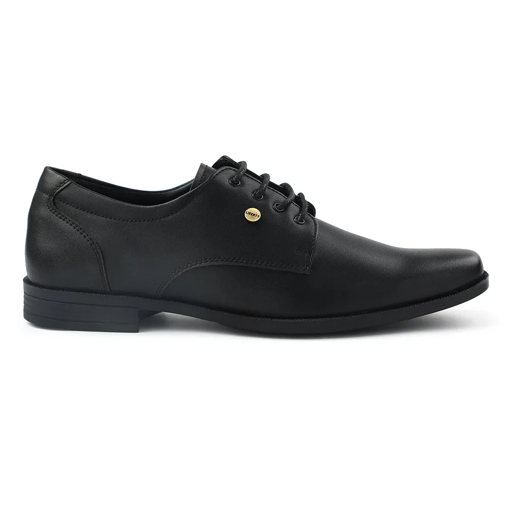 Fortune Black Formal Lacing Derby Shoes For Men BENSTOCK1E By Liberty comfort shoes