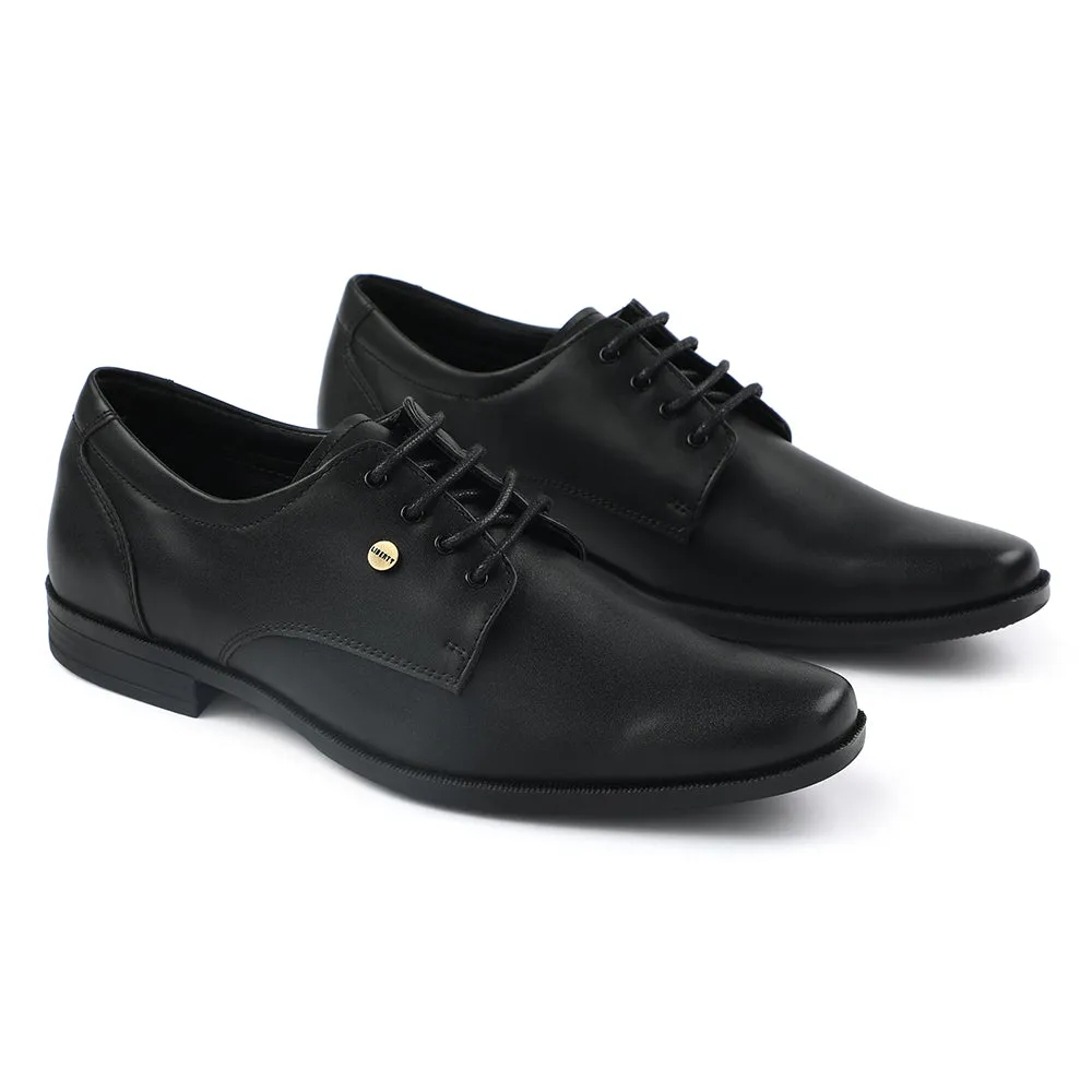 Timeless Walk Fortune Black Formal Lacing Derby Shoes For Men BENSTOCK1E By Liberty