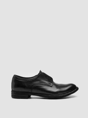 City Run LEXIKON 012 - Black Leather Derby Shoes