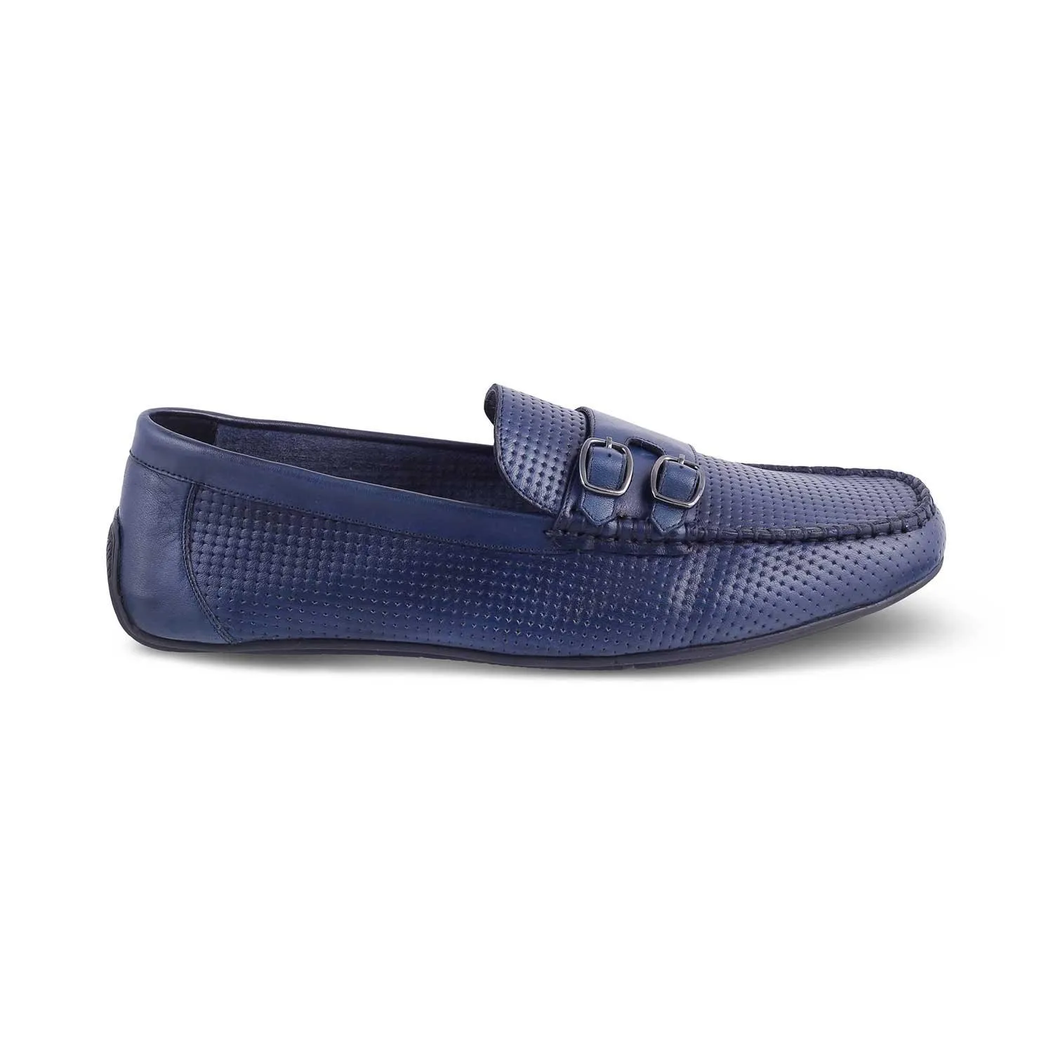 The Yosa Blue Men's Double Monk Shoes Tresmode Indoor Event
