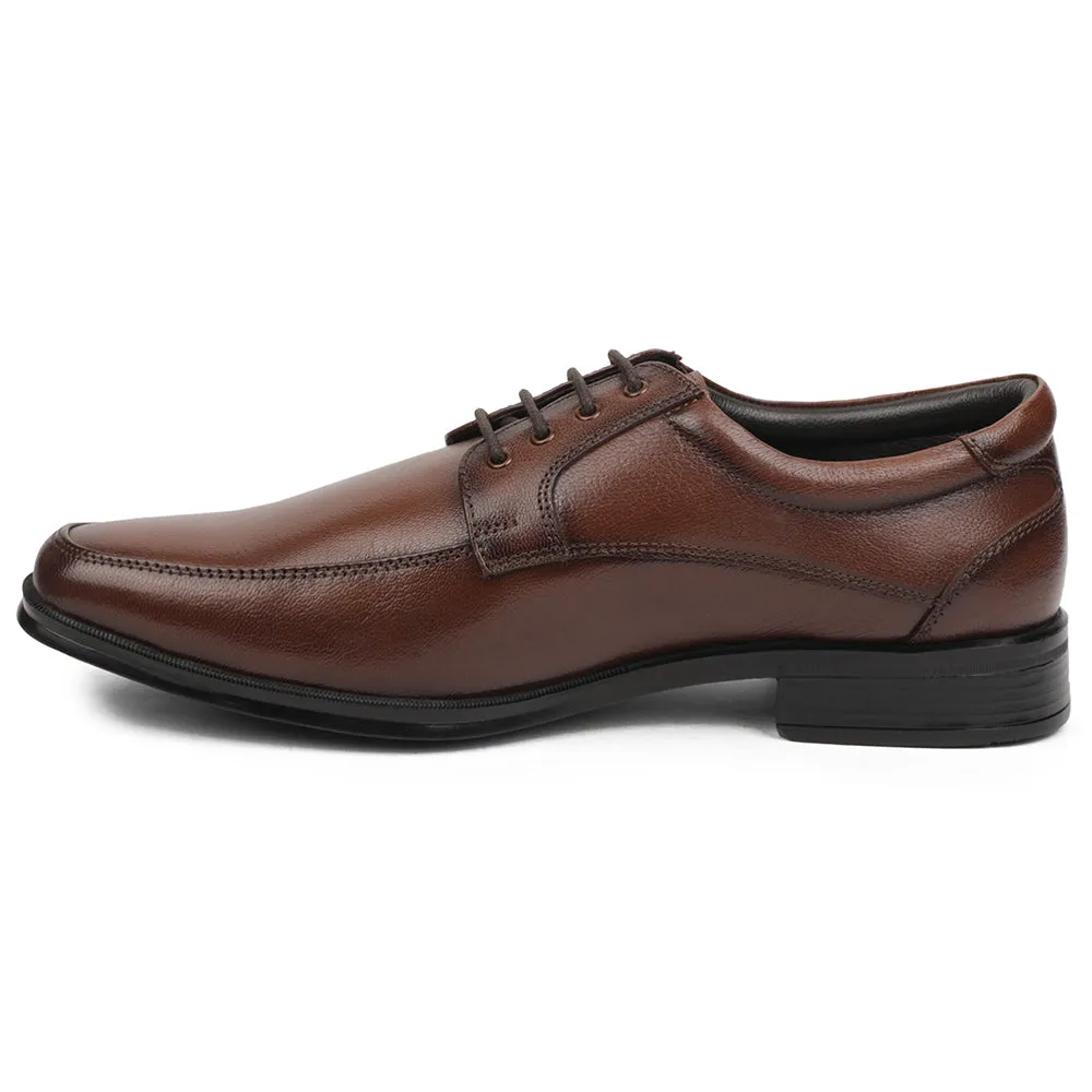 Professional Fit Healers Brown Formal Lacing Derby Shoes For Men UDL-9 By Liberty
