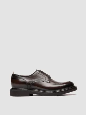 City Proof ASTON CREPE 003 - Brown Leather Derby Shoes