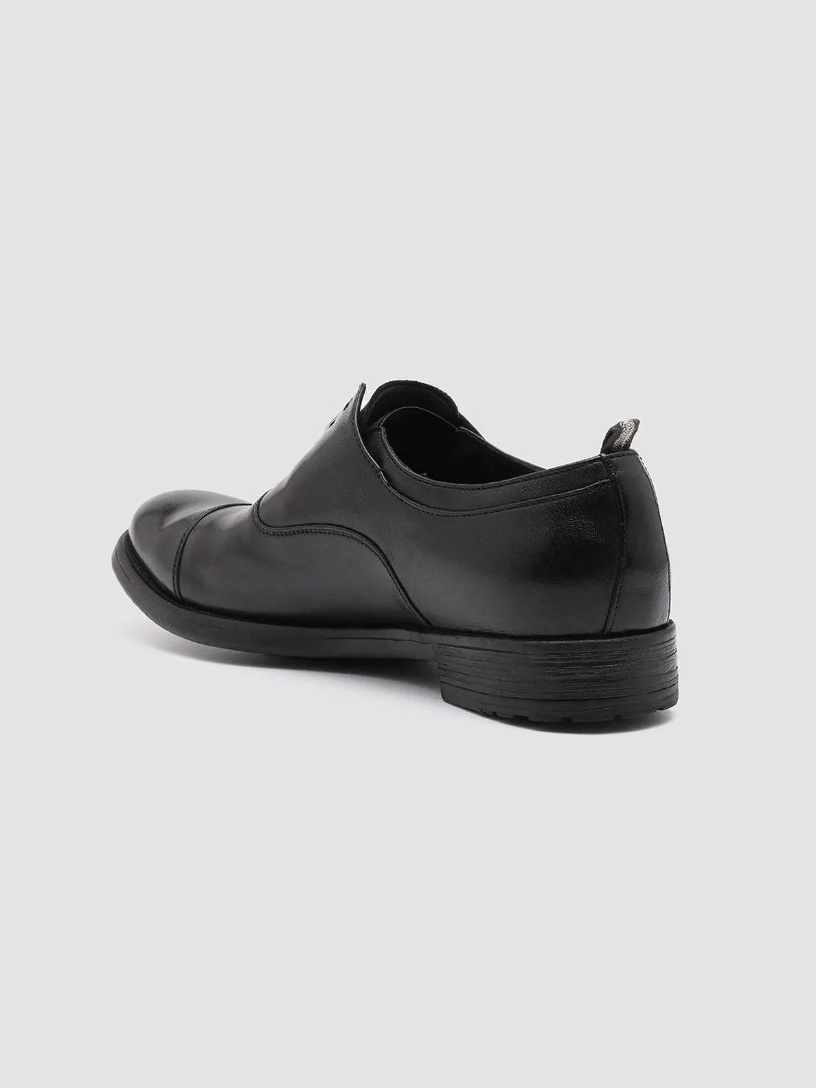 HIVE 004 - Black Leather Oxford Shoes Weather Friendly