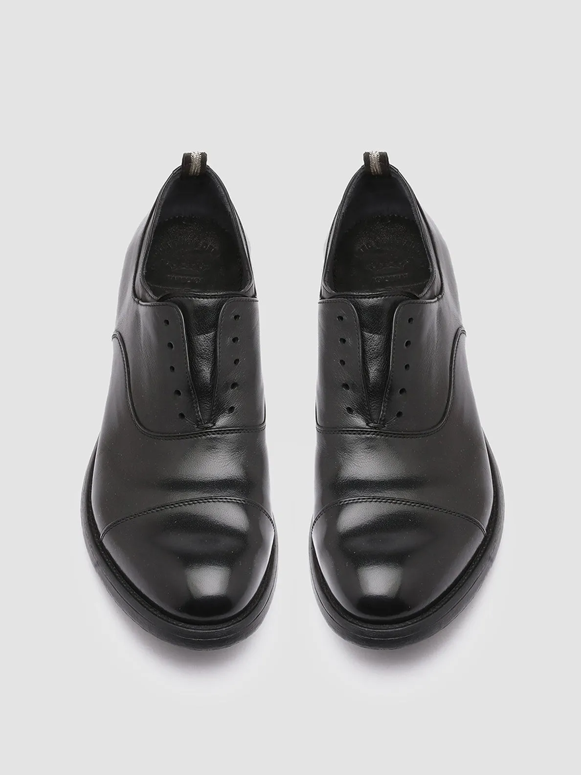 HIVE 004 - Black Leather Oxford Shoes Office Wear Travel Ready Shoes