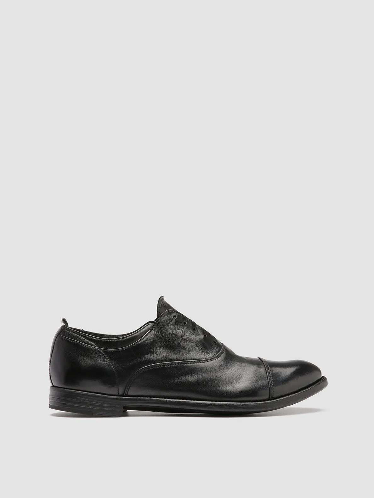 ARC 501 - Black Leather Oxford Shoes All Day Wear