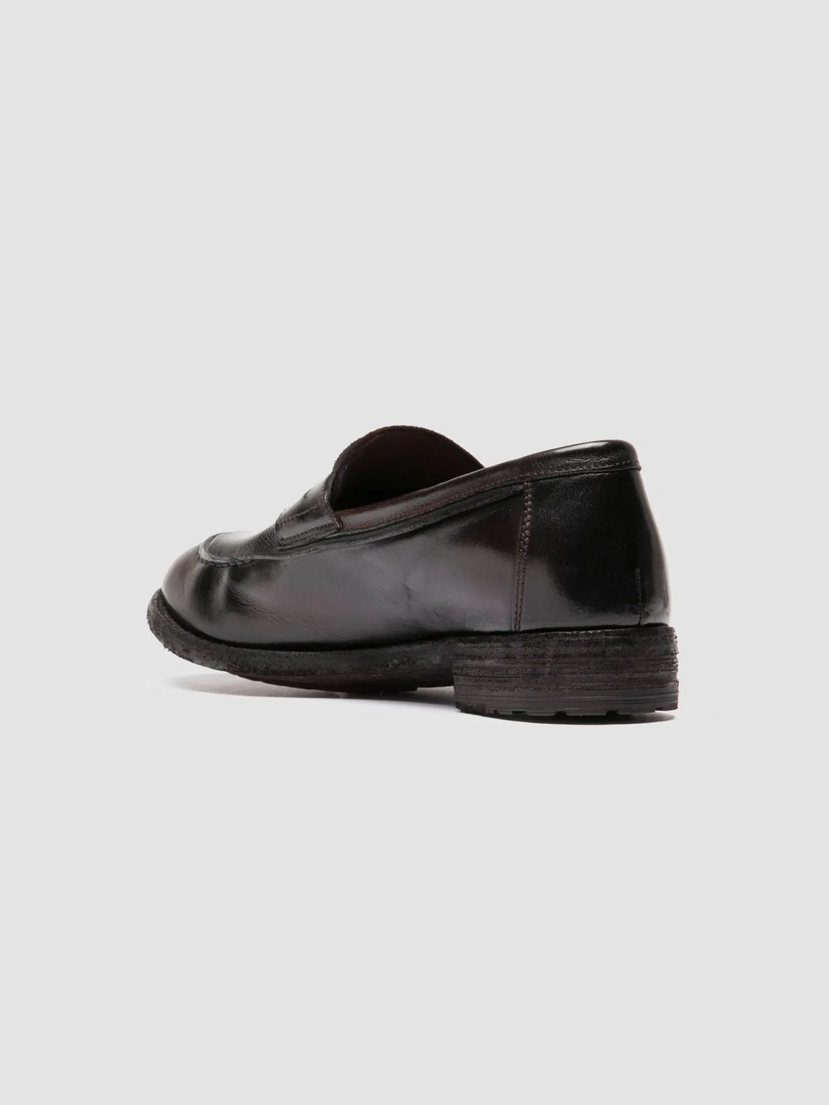 Skin Soft Wet Grip LEXIKON 158 -Green Leather Penny Loafers