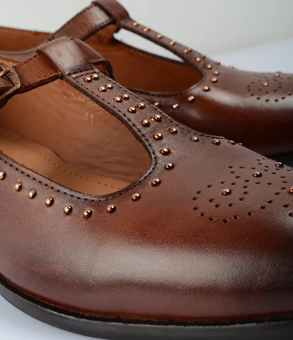 Regal Single Buckle - Cognac Earth Tone