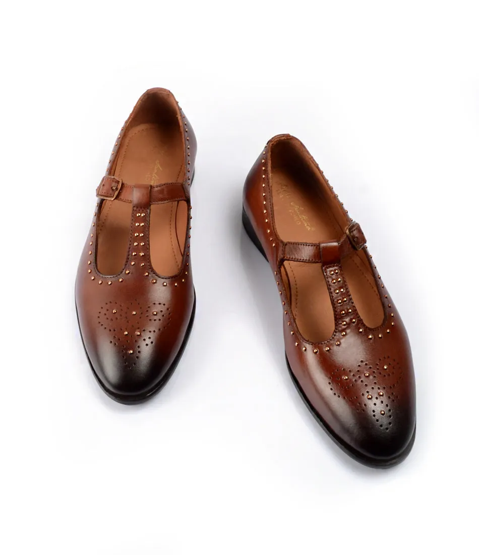 Regal Single Buckle - Cognac Durable Material
