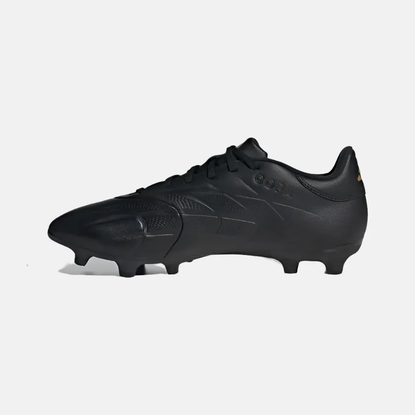 Speed Turn cold-weather Adidas Copa Pure 2 League Firm Ground Men's Football Shoes - Core Black/Carbon/Gold Metallic