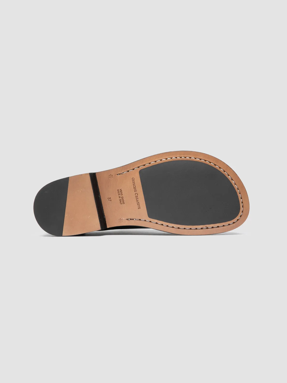 Yoga Base EMERALD 003 - Black Leather Derby Shoes
