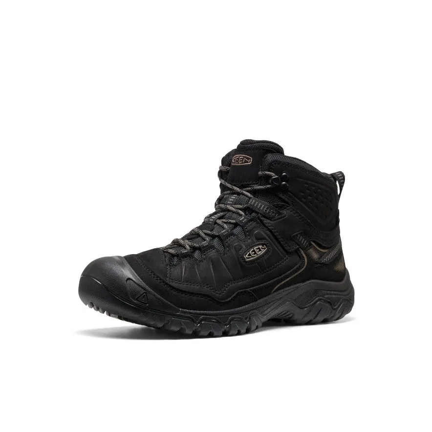 Stability Technology Heavy Impact Protection Men's Targhee IV Waterproof Hiking Boot  |  Triple Black