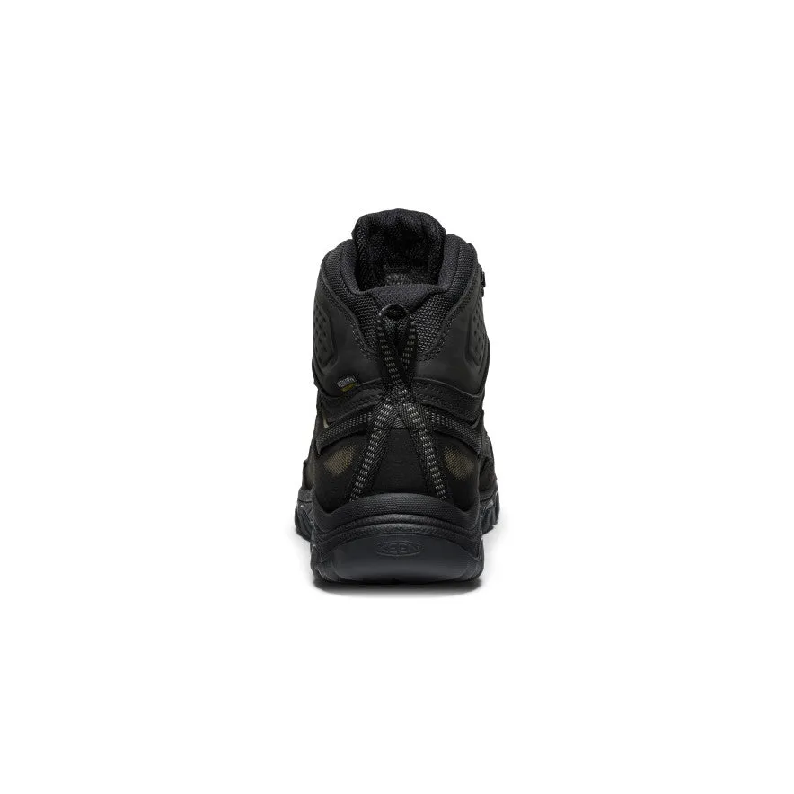 Men's Targhee IV Waterproof Hiking Boot  |  Triple Black Walking Path