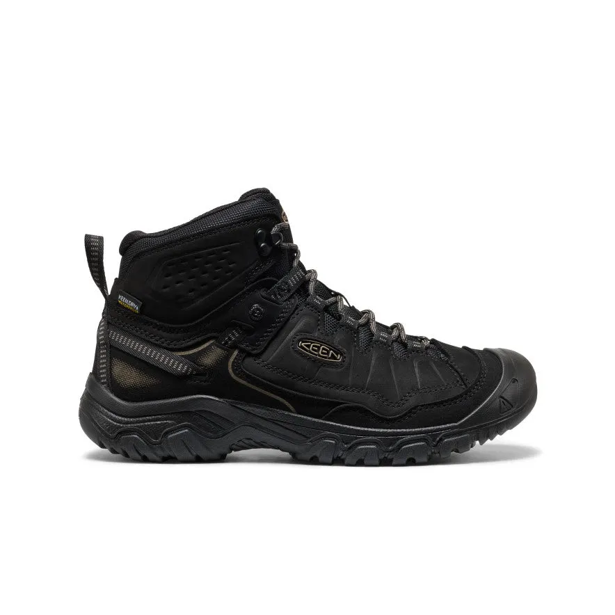 Comfortable Trekking Men's Targhee IV Waterproof Hiking Boot  |  Triple Black